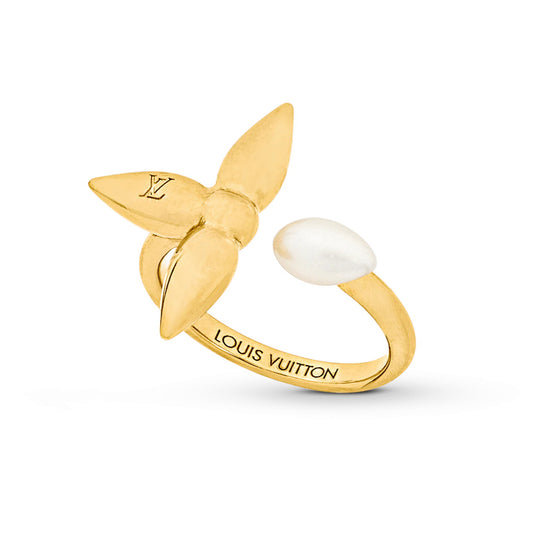 LV-M0949M尖锥版飞标尖瓣花蕊戒指
