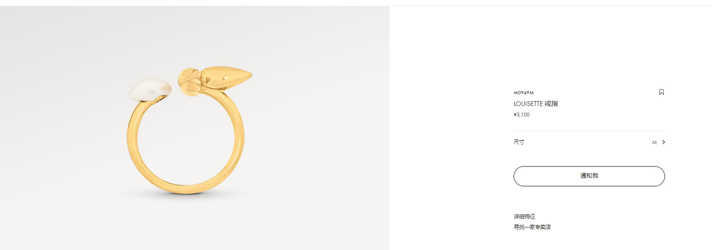 LV-M0949M pointed cone version flying standard pointed petal stamen ring