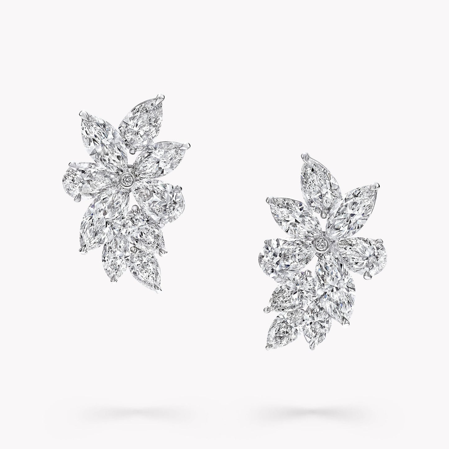 GLF-RGE1716 water drop marquise combination stone earrings