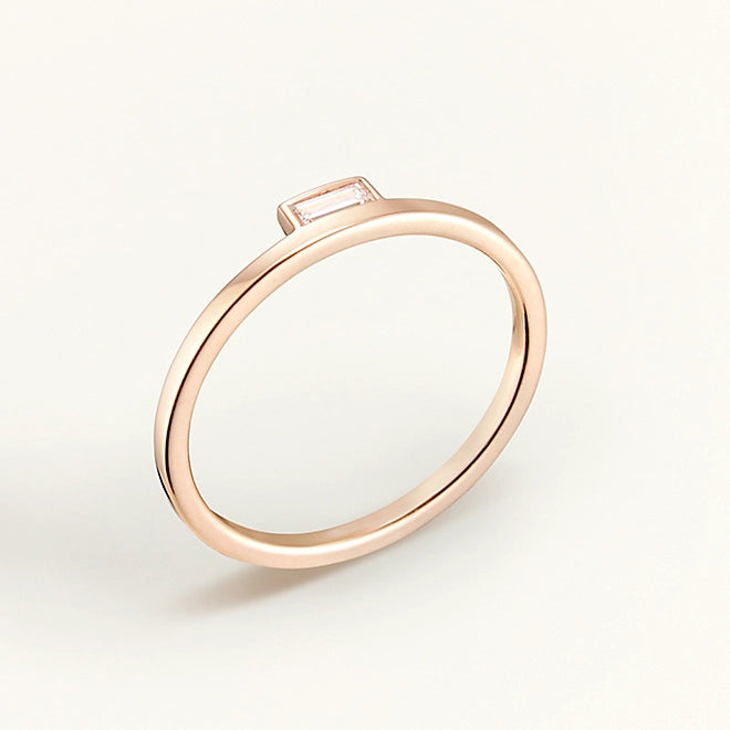 AMS-H121678B bezel set T square ring