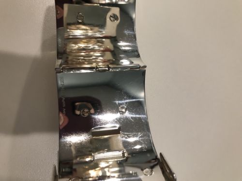 AMS-H108036B 40mm宽版金字塔手镯超大号 17# 925银的版本