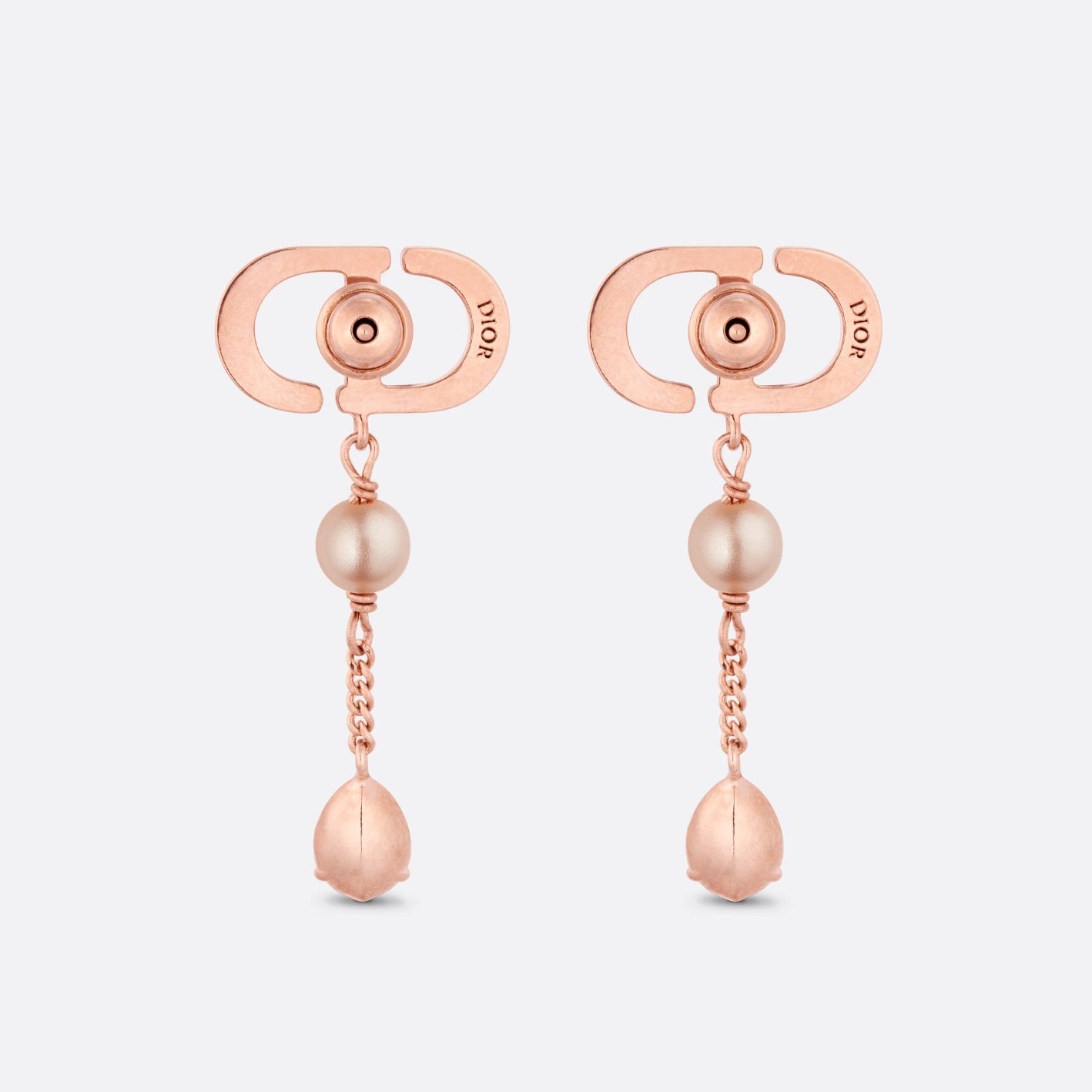 DIOR-E1859PTCCY字母CD开口耳钉25mm