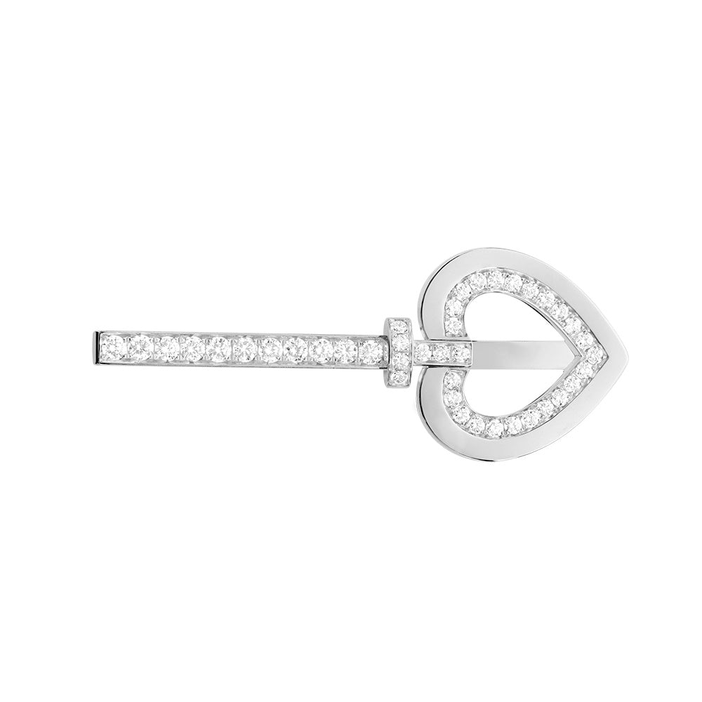 FLD-4B0991 Heart-shaped two-finger ring 17#