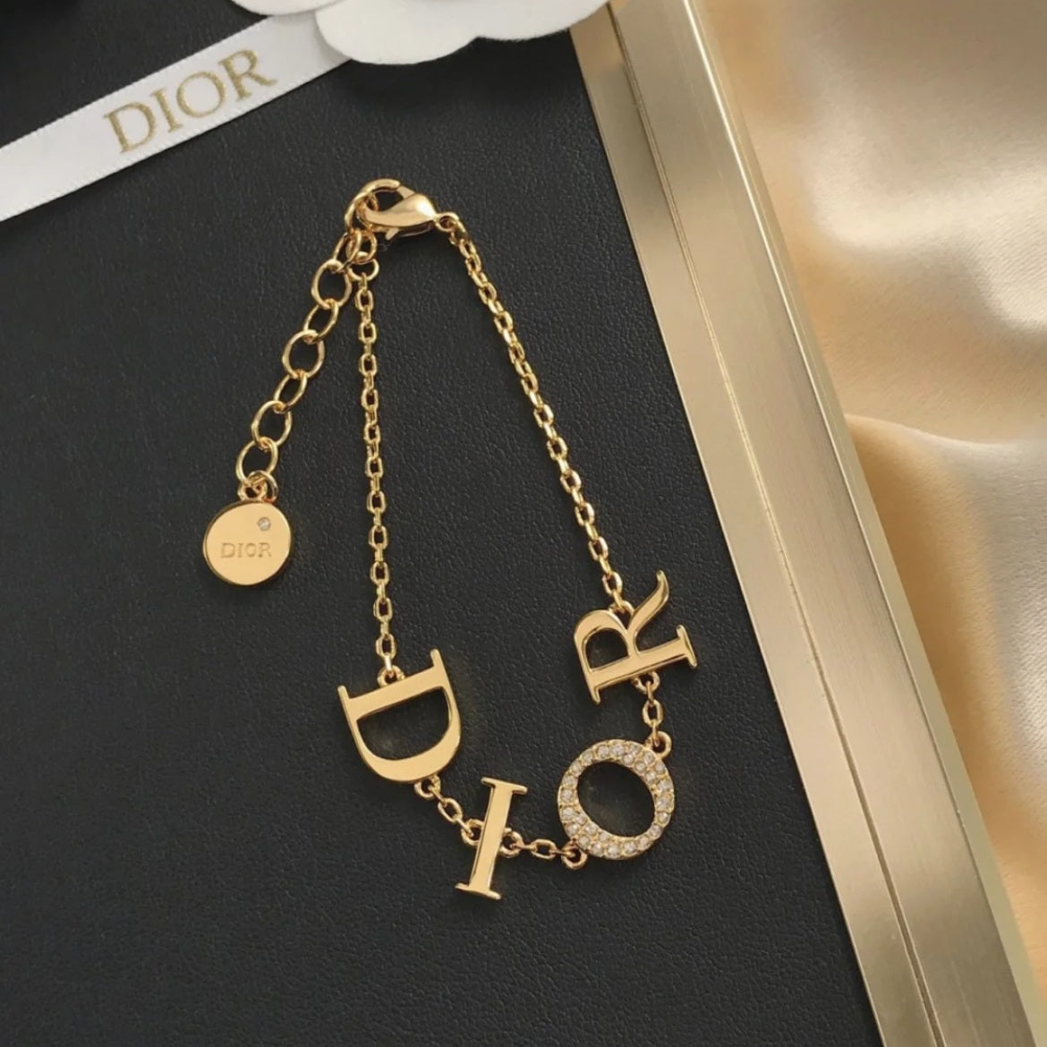 DIOR-B542314带钻 字母DIOR手链