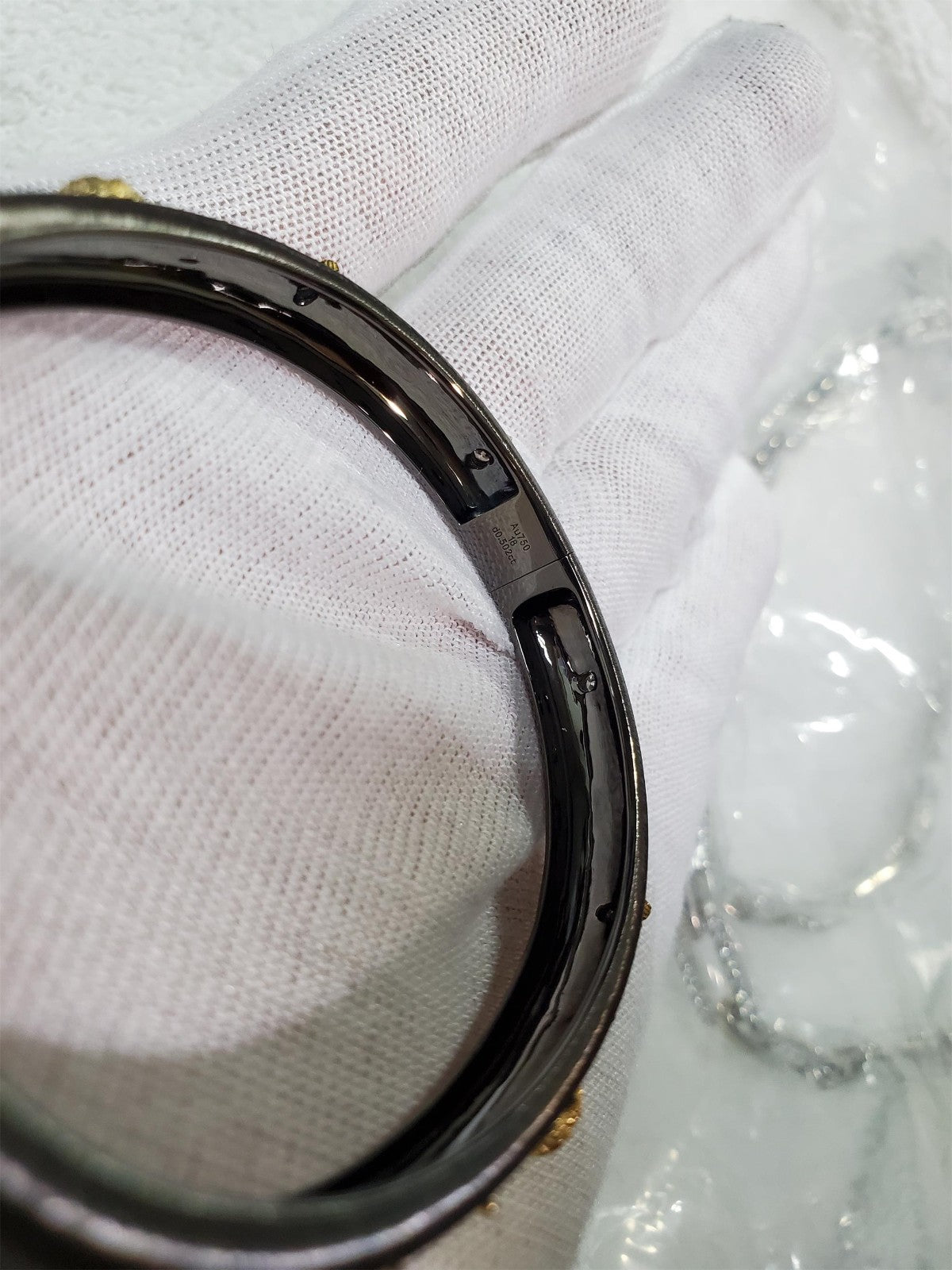 BQLT-SZ119893 7.2mm round wave lace bracelet