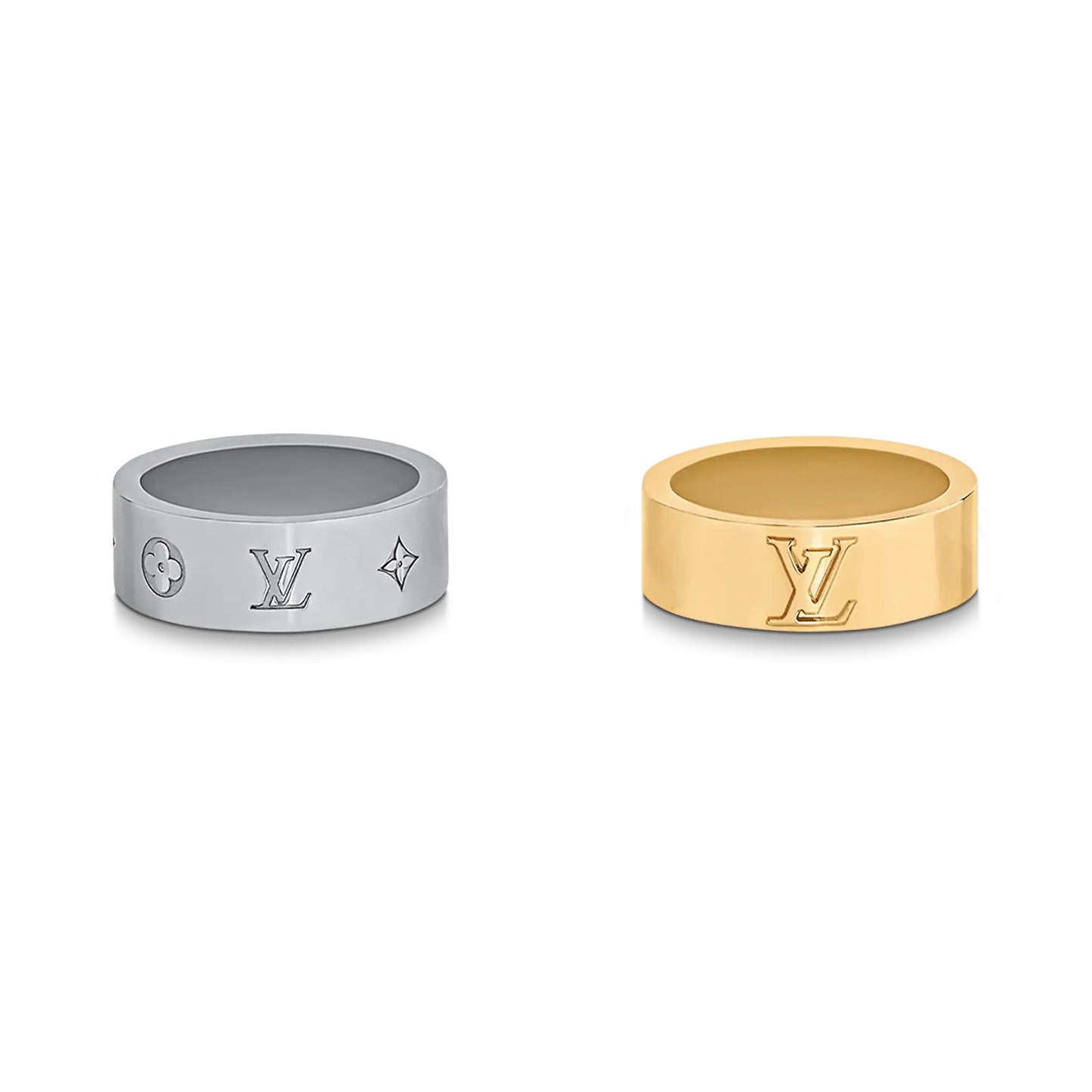 LV-M00513 LV letter logo ring