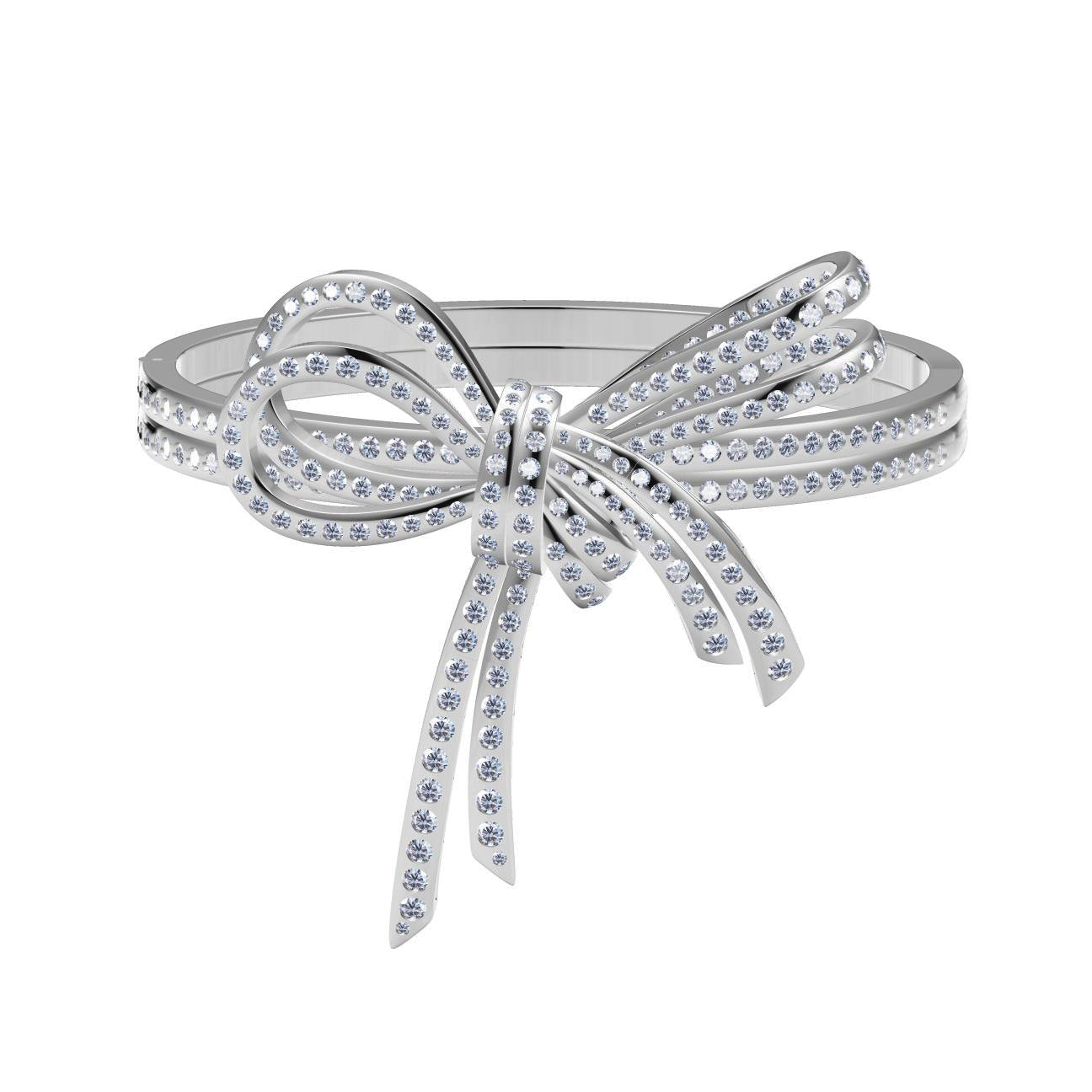 XNE-J94012 bow full diamond bracelet