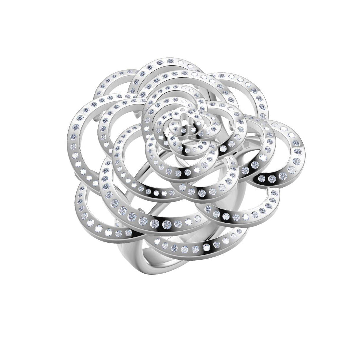 XNE-J77316 camellia ring