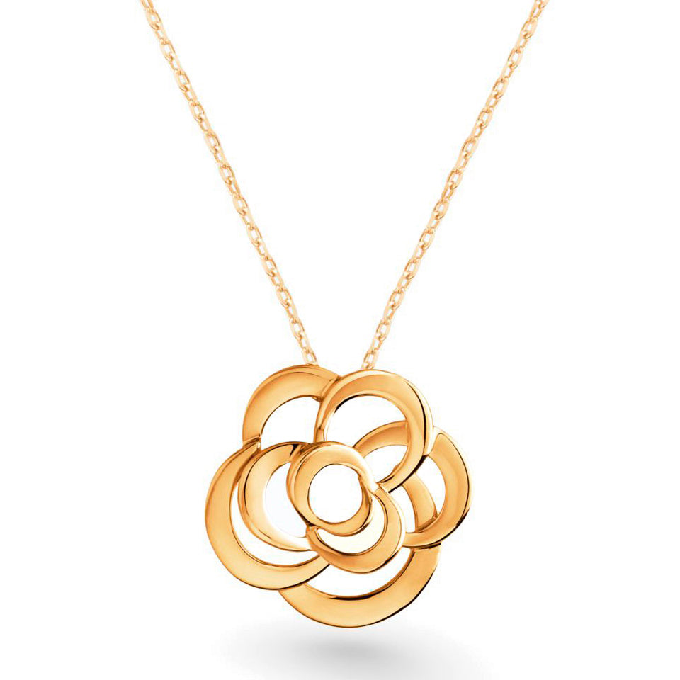 XNE-J70665 hollow petal pendant guest version