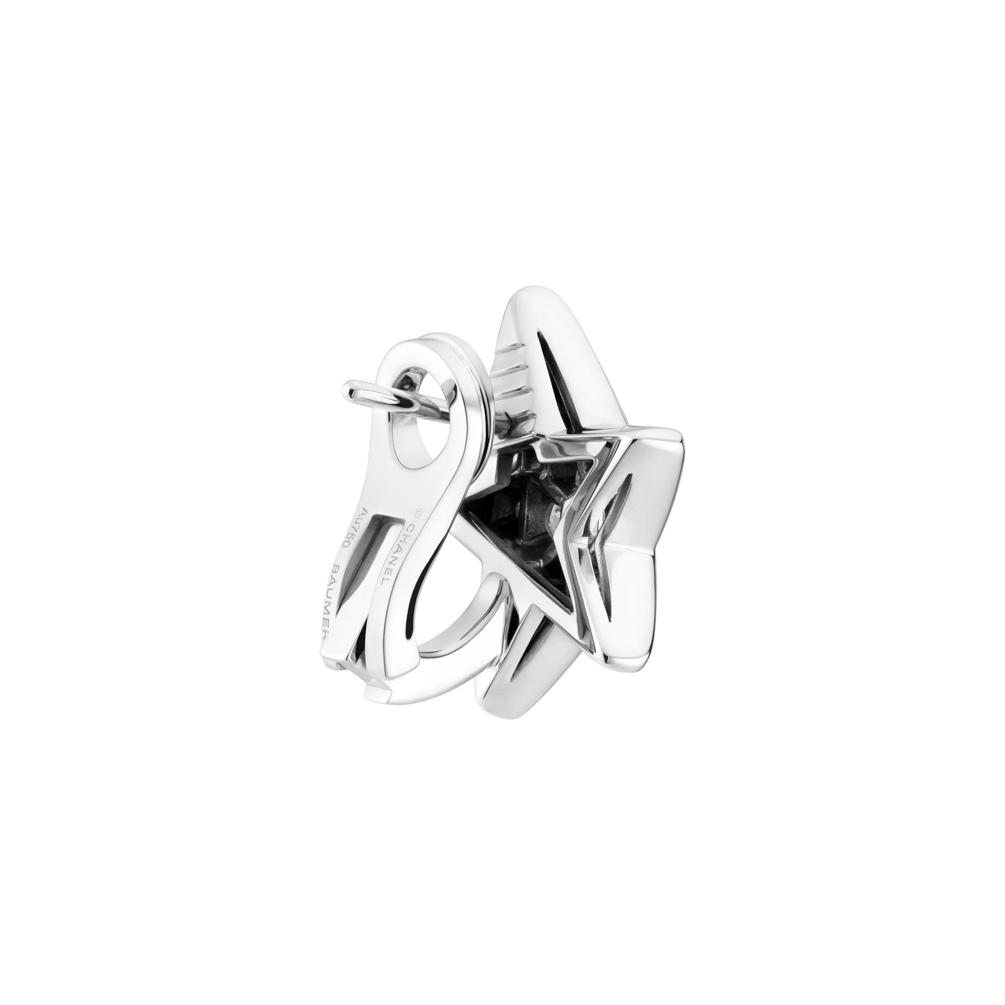 XNE-J1611 15mm star full diamond ear cuff ear clip