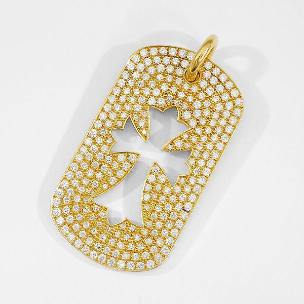 KLX-CH96290 Large Oval Cross Pendant