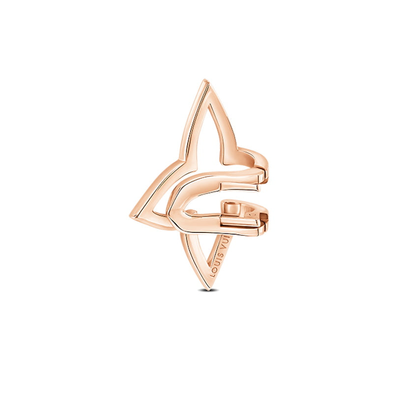 LV-Q06966 25.2mm hollow dart four-leaf clover earrings