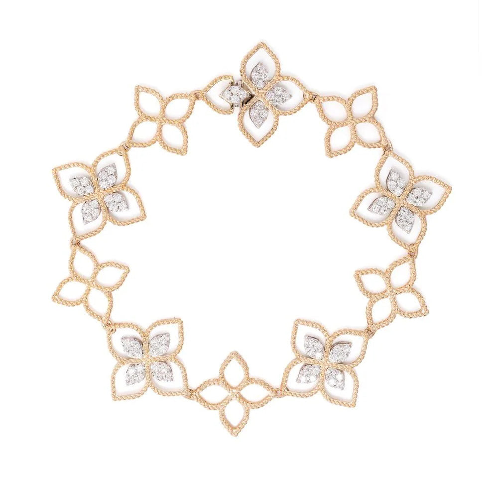 LBT-ADR777BR2662 four-leaf clover 10 flower bracelet
