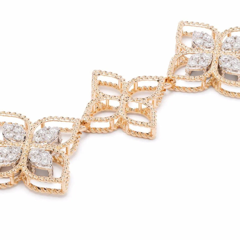 LBT-ADR777BR2662 four-leaf clover 10 flower bracelet