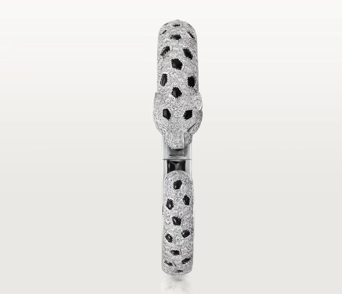 KDY-N6717517 round hole full diamond agate leopard straight bracelet