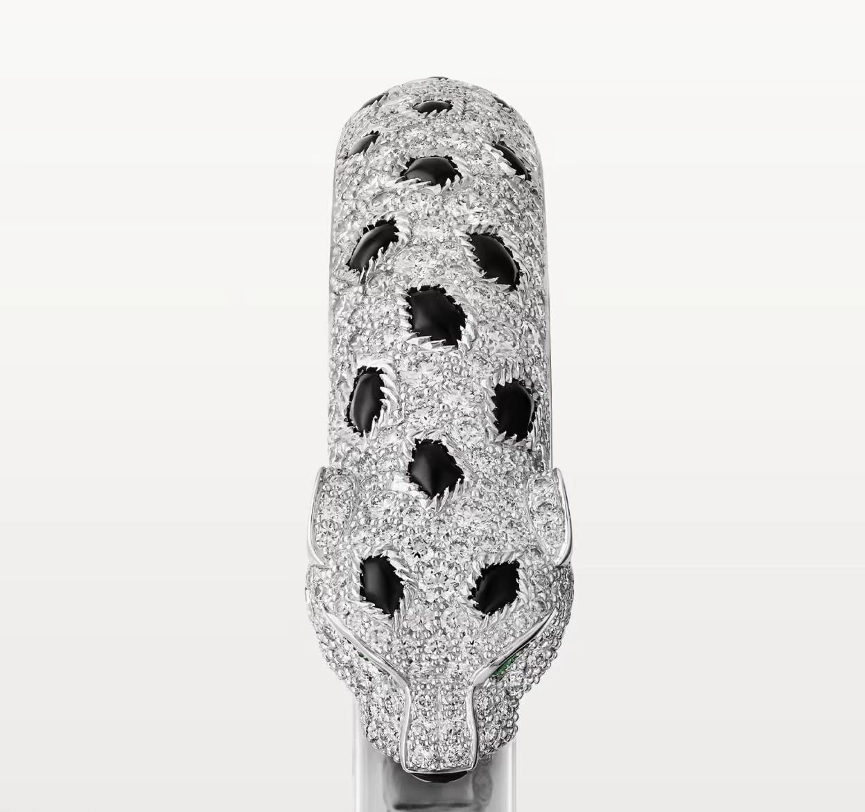 KDY-N6717517 round hole full diamond agate leopard straight bracelet