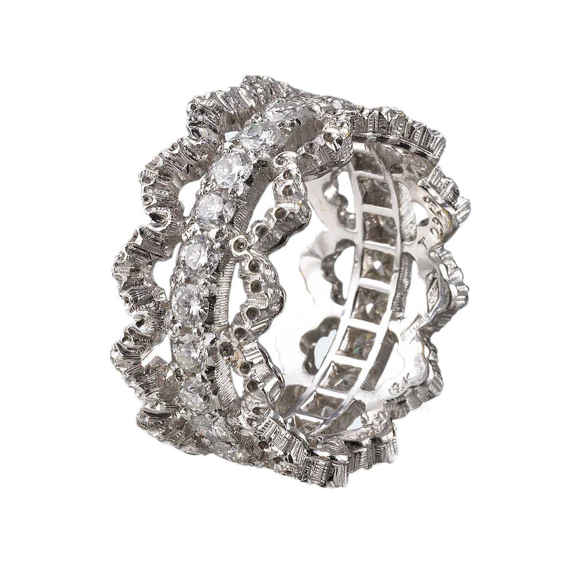 BQLT-RIN26536 water wave edge arm pleat ring