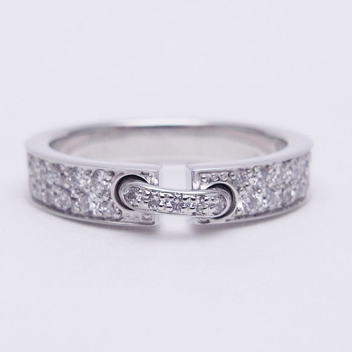 SM-081760 3.4 inclined rod full diamond bar ring