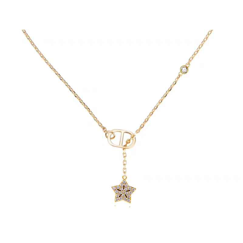 DA-631928 Letter CD Pentagram Pendant