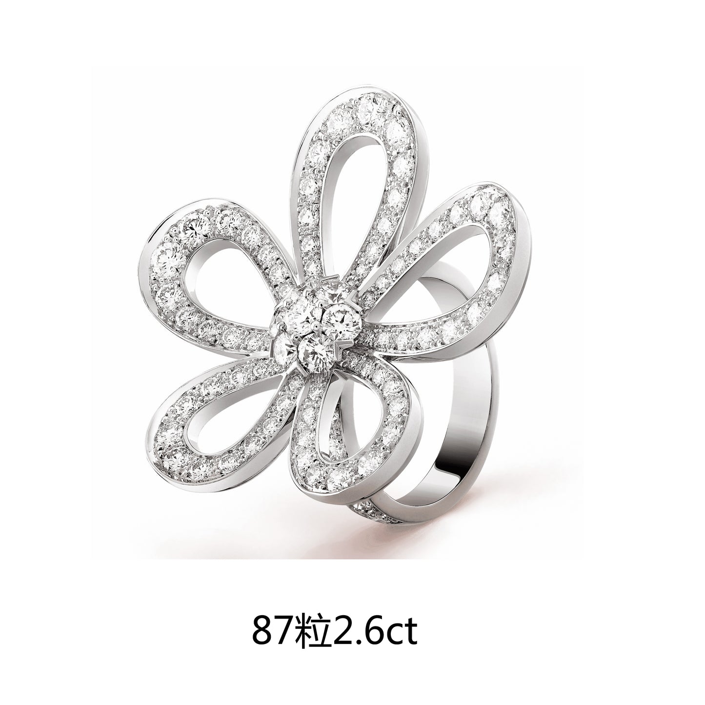 VCARP05300 five-leaf flower six-circle one ring
