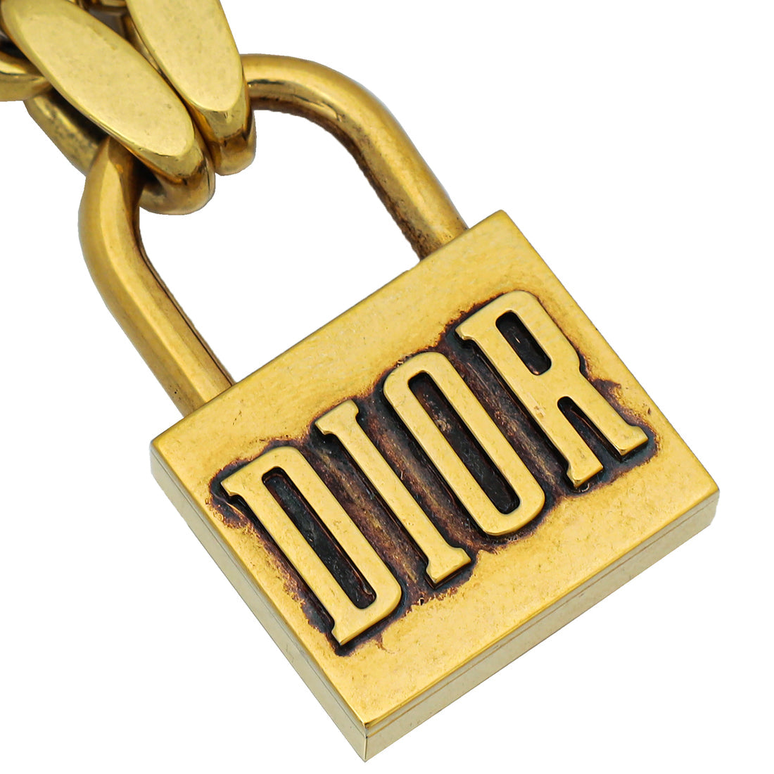 DA-JOSO93735 light gold lock necklace