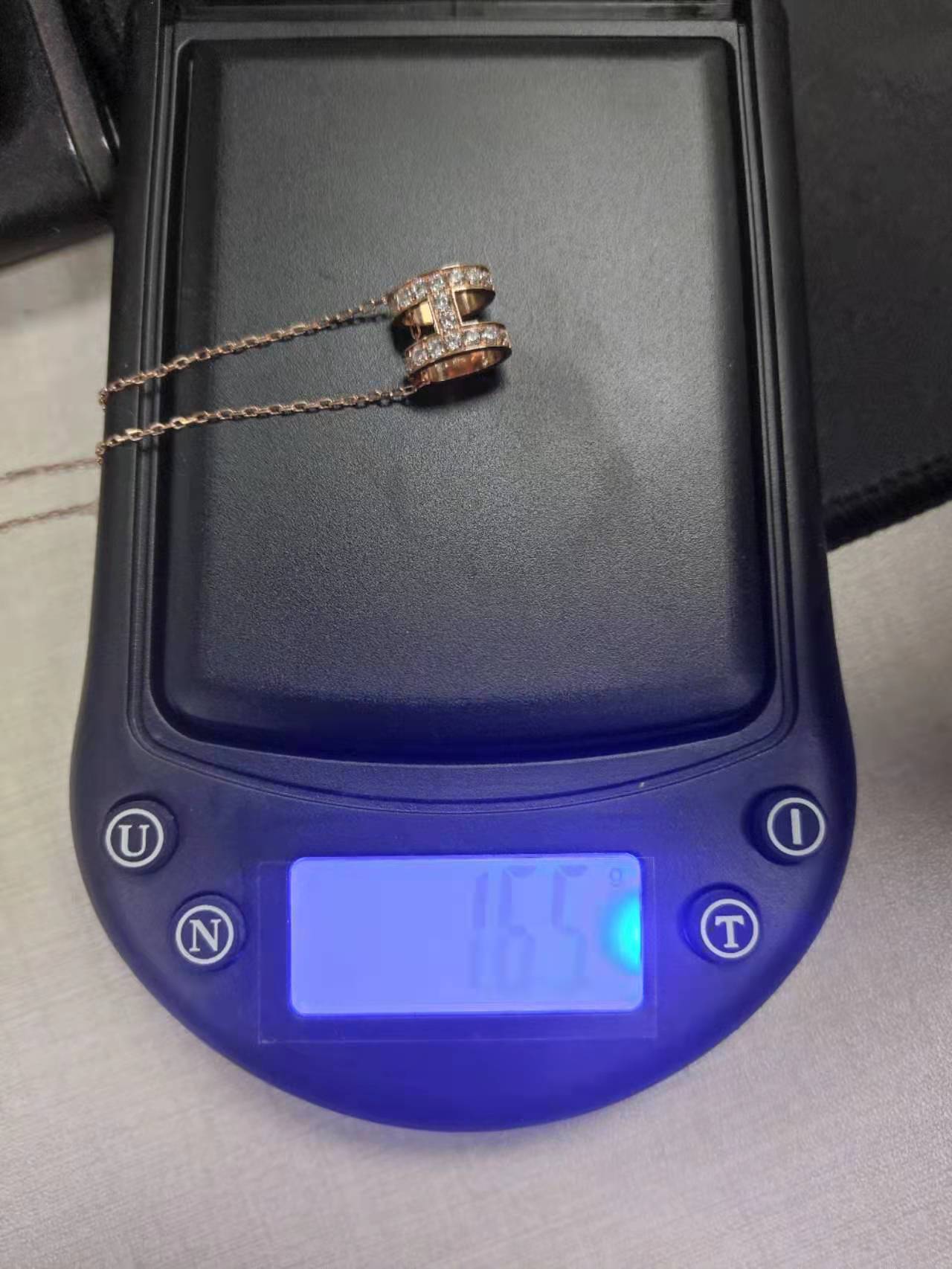 AMS-H92985 9MM guest version egg-shaped H pendant