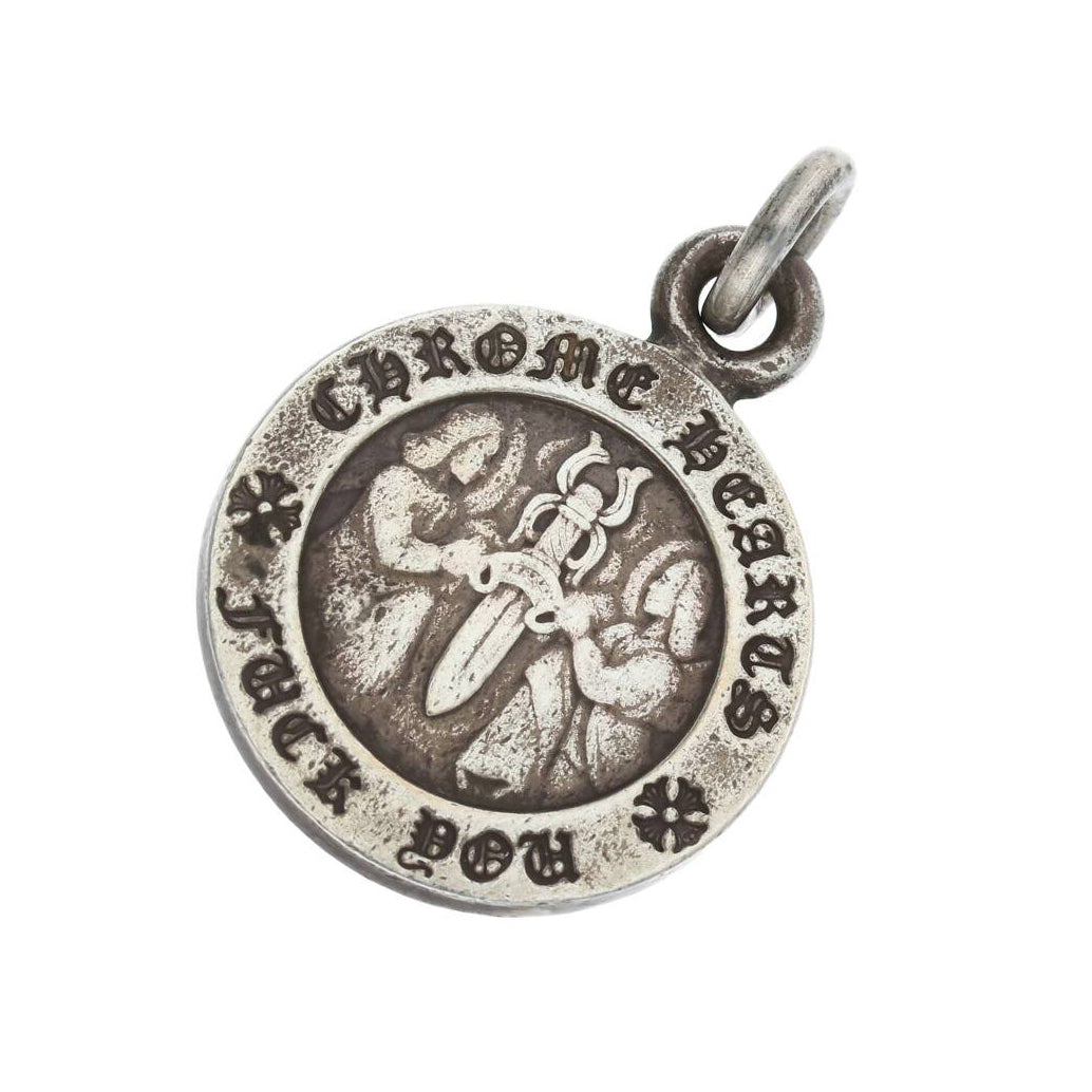 KLX-CH231014 Round Angel Disc Pendant