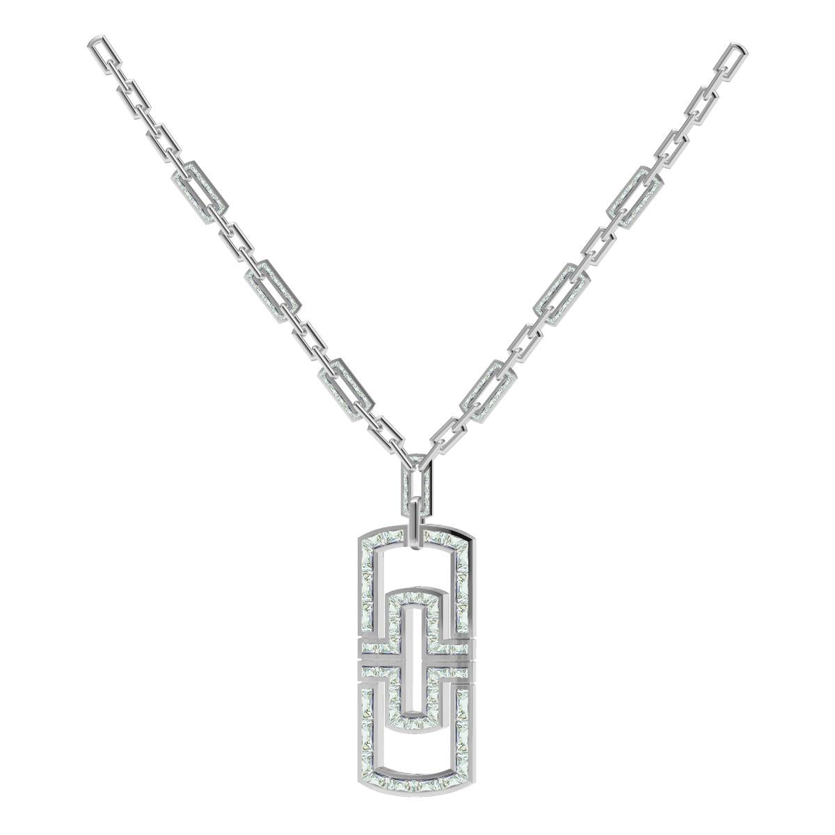BGL-CL465719 Chinese character ladder pendant large set chain, chain length 540mm