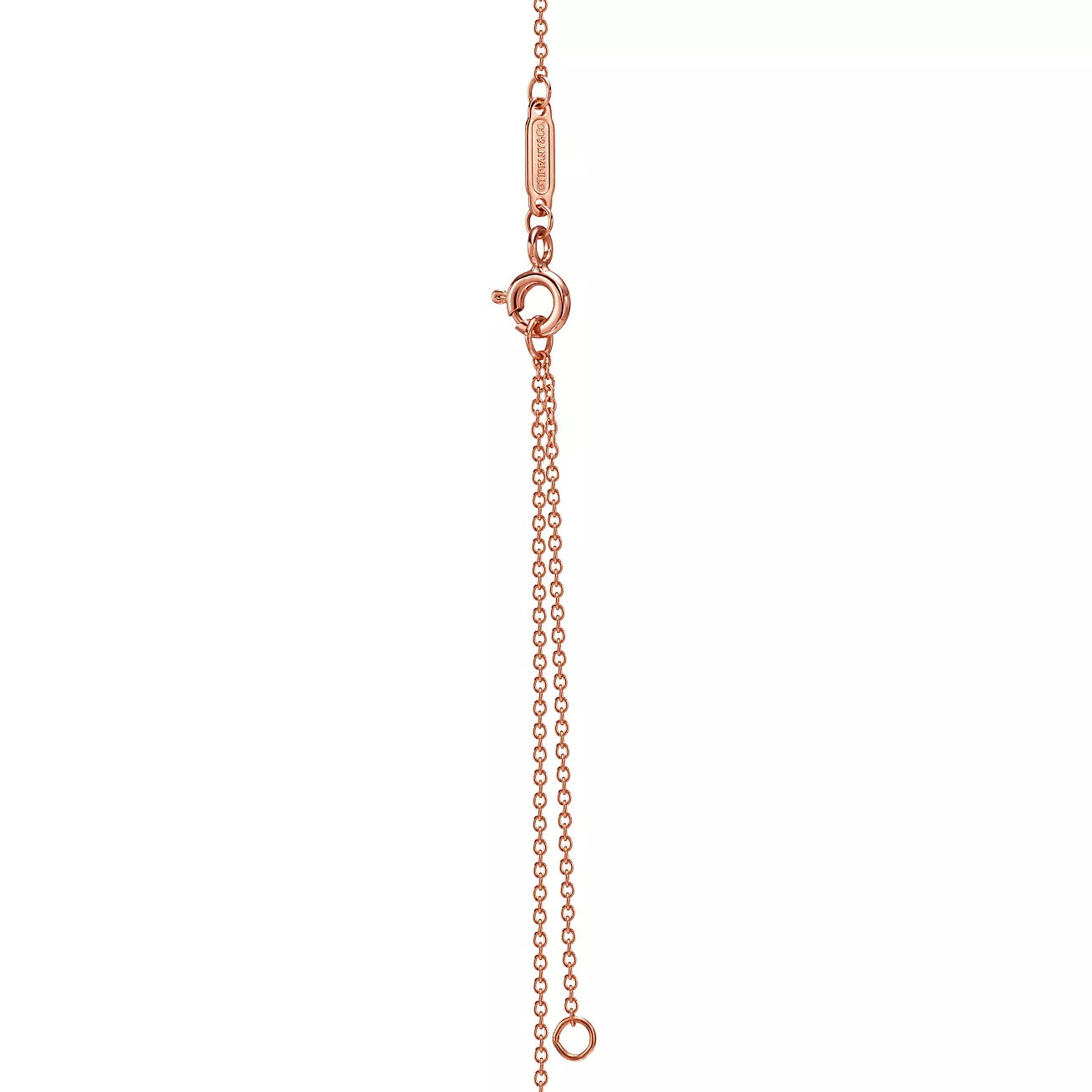 TIF-70532379 Diamond Vine Circle Tie Chain Pendant Necklace