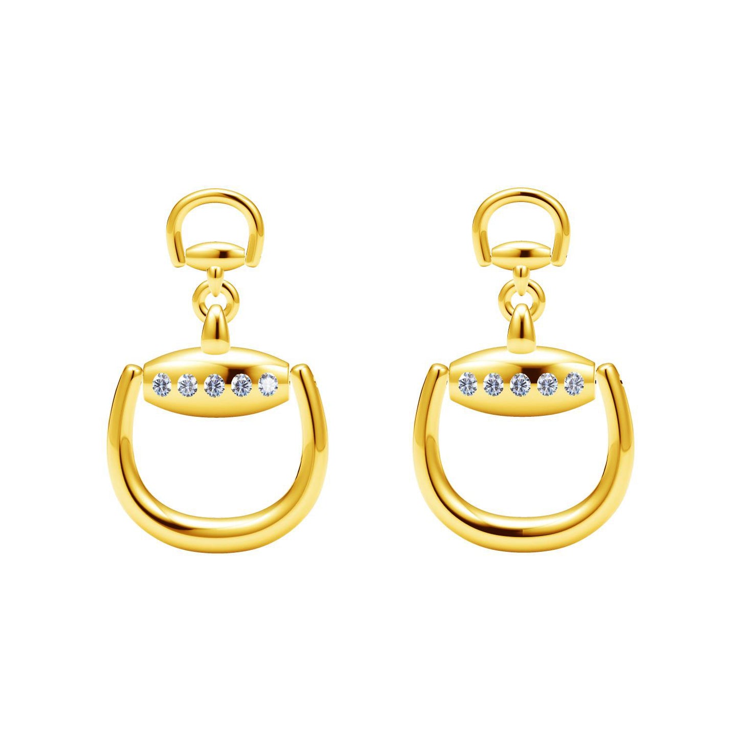 GC-822933 Horse bit ear clap clip