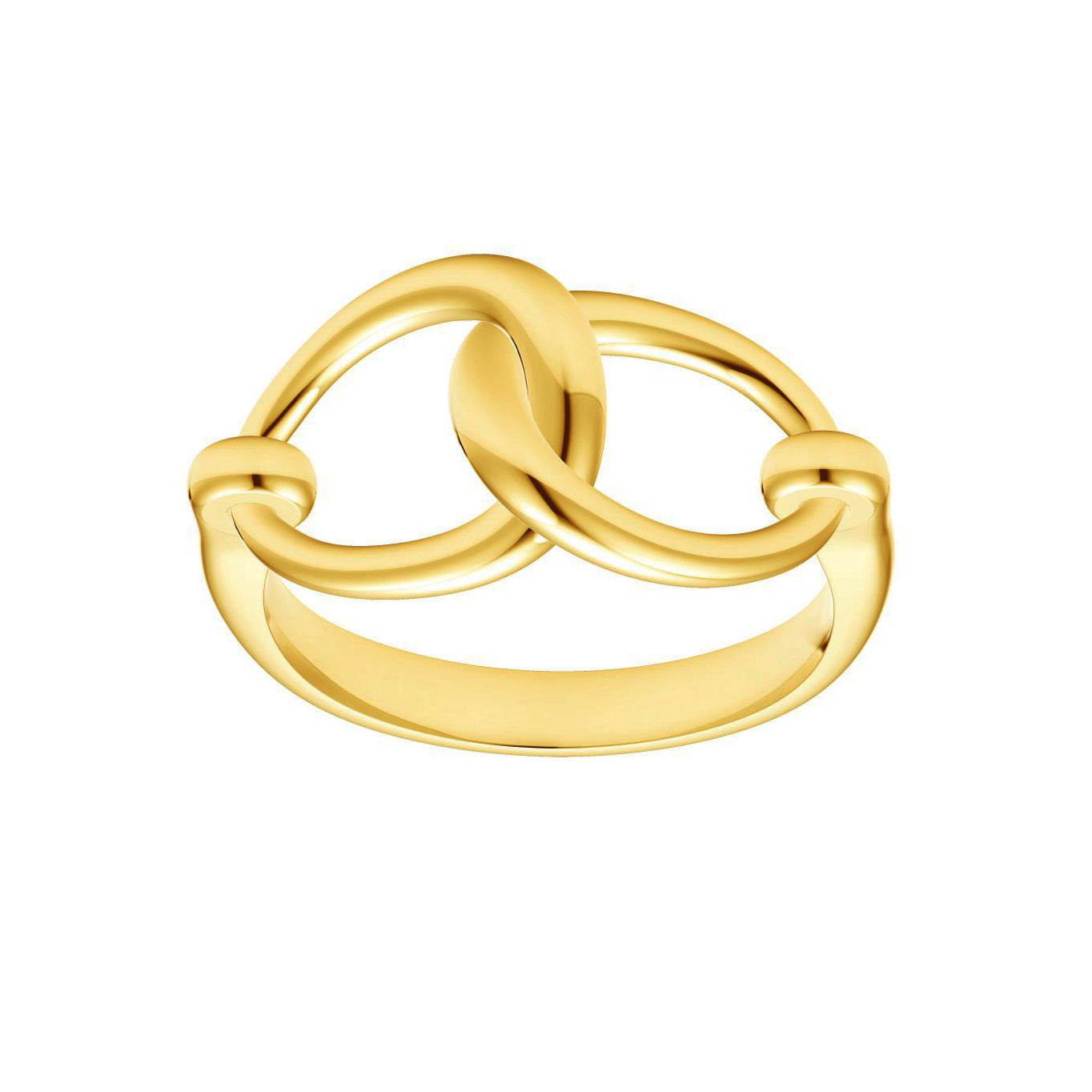 GC-GGC98902 Horsebit Button Ring