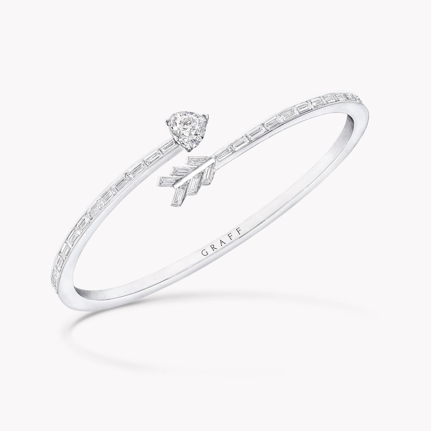 GLF-RGB370 arrow-shaped heart-shaped T-square half diamond activity 15.5# bracelet