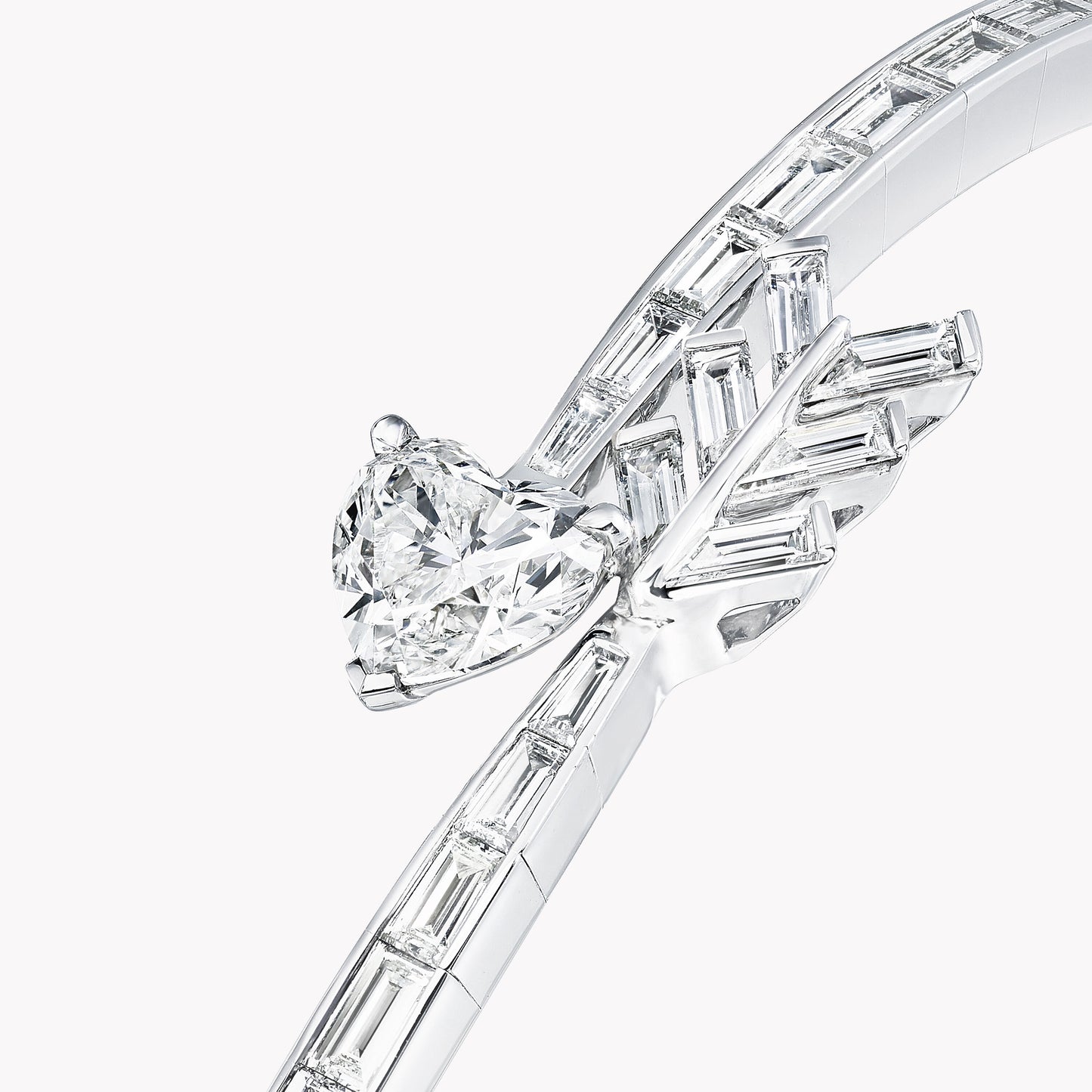 GLF-RGB370 arrow-shaped heart-shaped T-square half diamond activity 15.5# bracelet