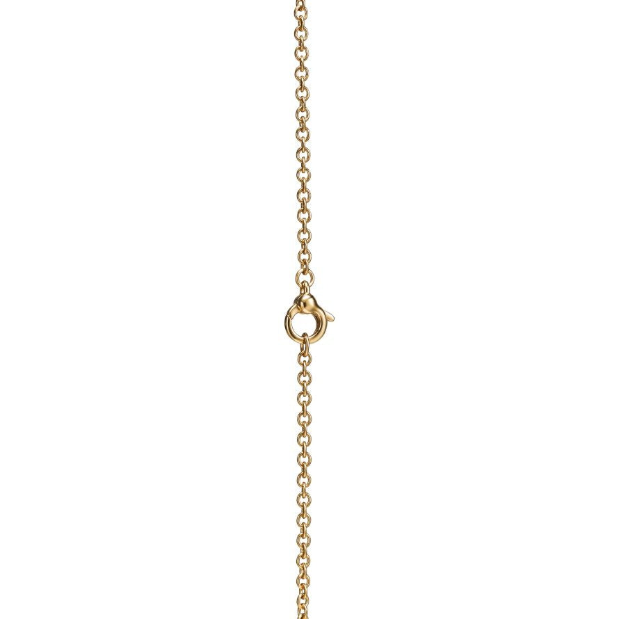 TIF-73340691 12.2mm wide mini heart-shaped lock chain pendant necklace