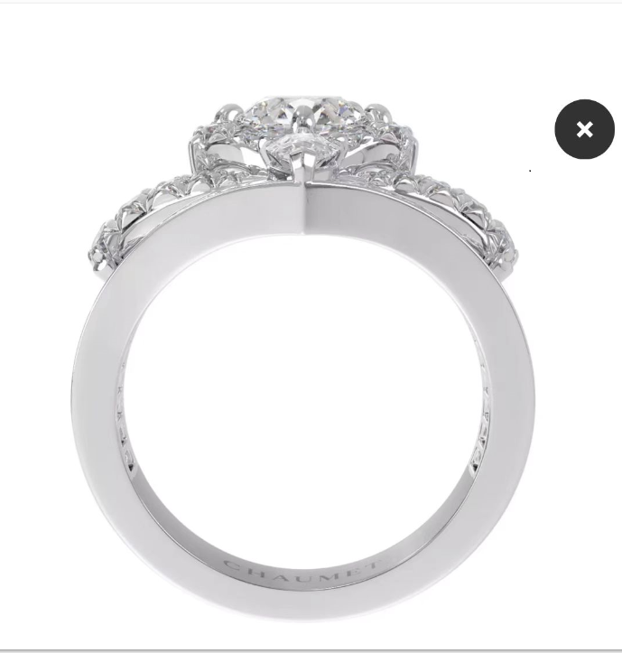 SM-J3TR00 five-claw water drop V pointed curved ring