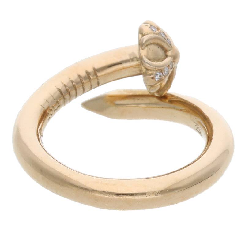 KLX-230511 Diamond Cross Ball Nail Head Ring