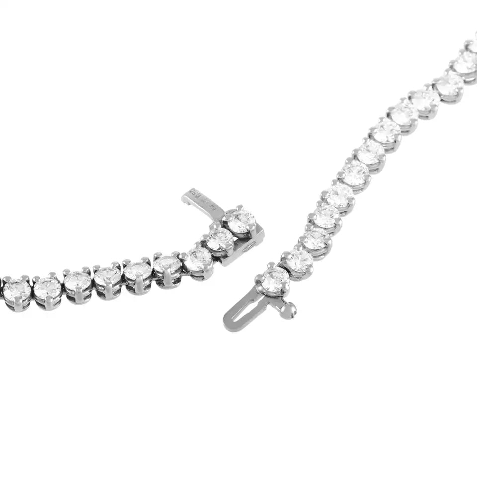 HW-NKDPSR002RI fine diamond necklace three prong set necklace