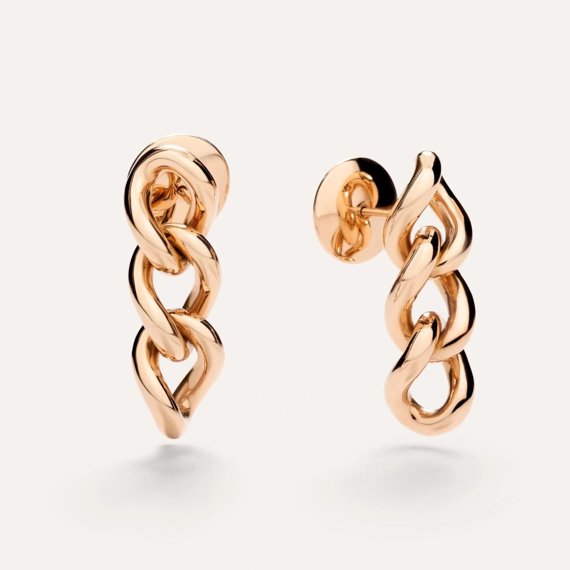 BMLD-POC1010 denim chain small long earrings