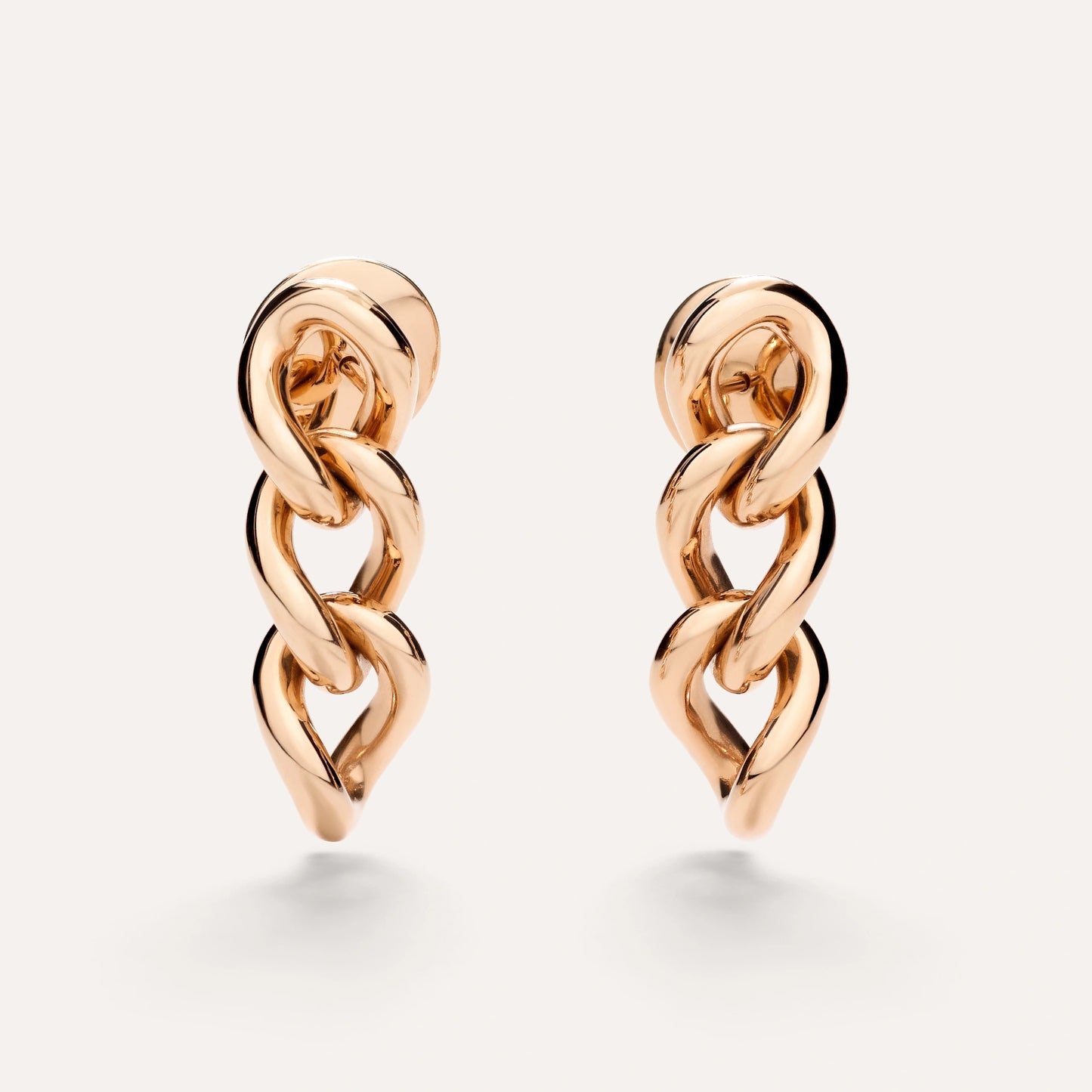 BMLD-POC1010 denim chain small long earrings