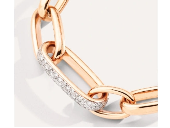 BMLD-PBB7128 egg-shaped chain light gold bracelet