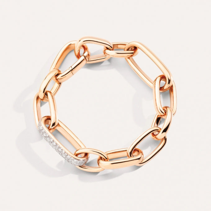 BMLD-PBB7128 egg-shaped chain light gold bracelet