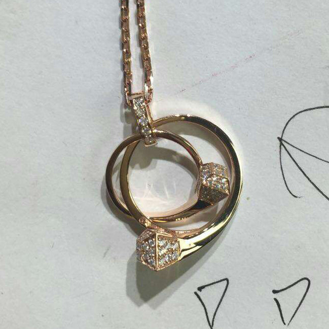 GC-913549 Langtou diamond pendant