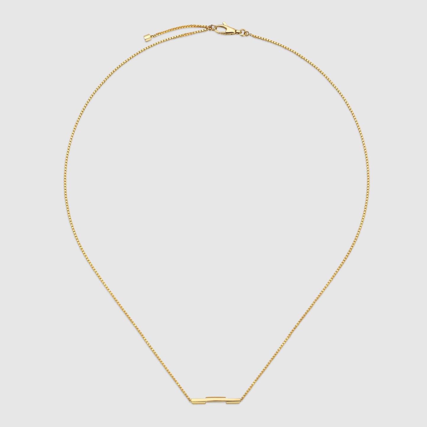 GC-662108 tooth pattern light gold special-shaped ladder arm pendant