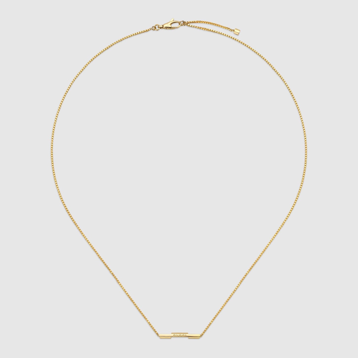 GC-662108 tooth pattern light gold special-shaped ladder arm pendant