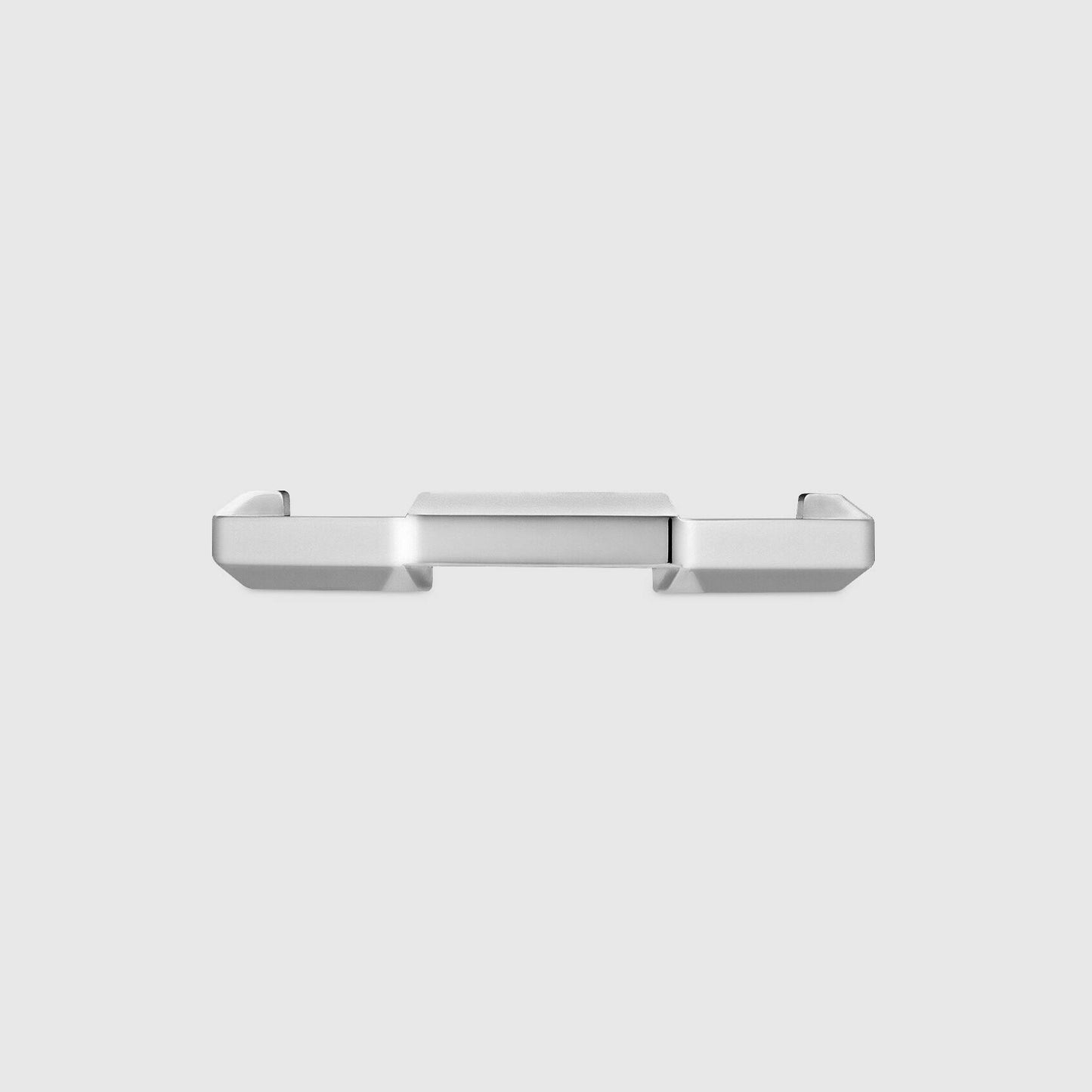 GC-662194 3mm wide striped light gold trapezoidal block ring