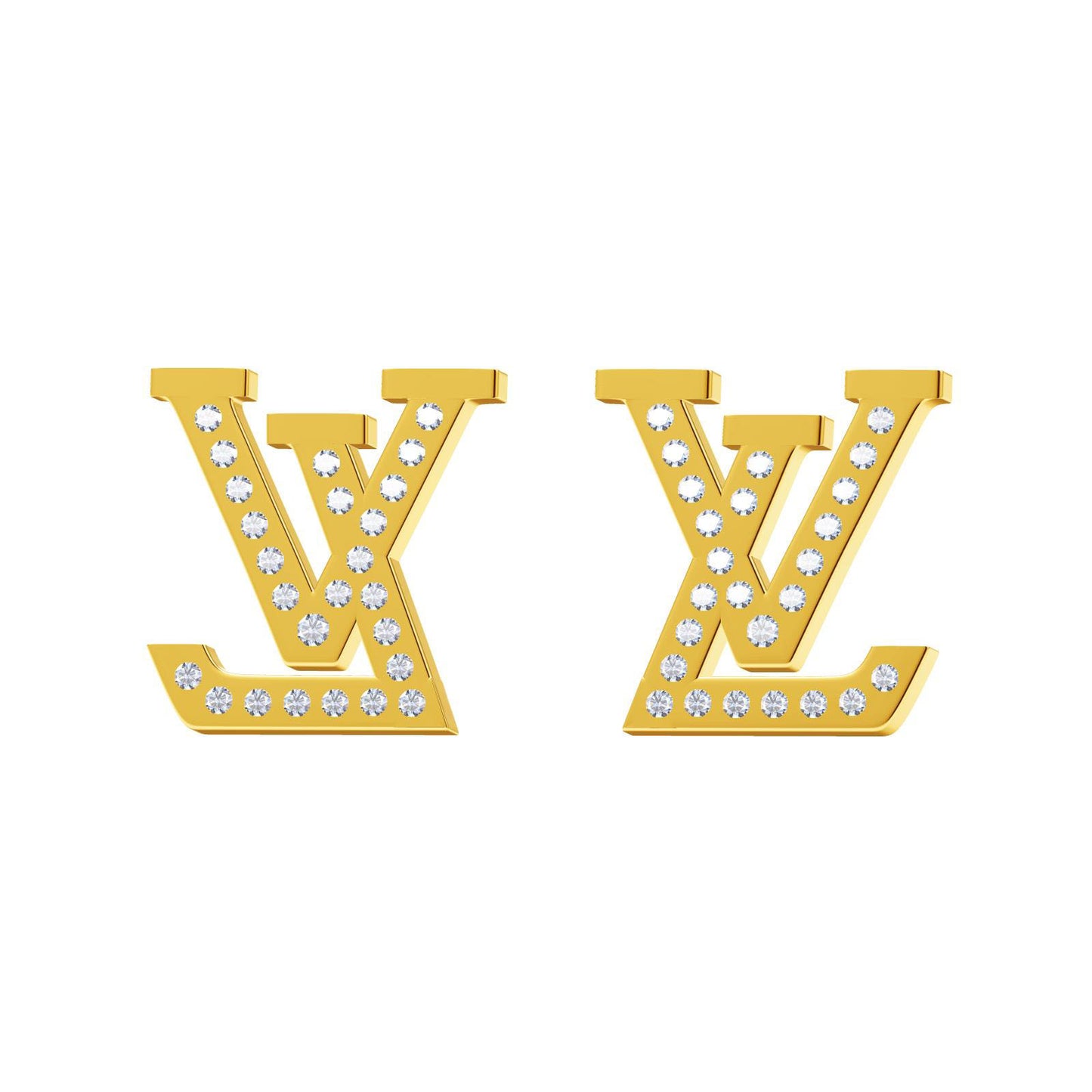 LV-M51607 Letter LV earrings