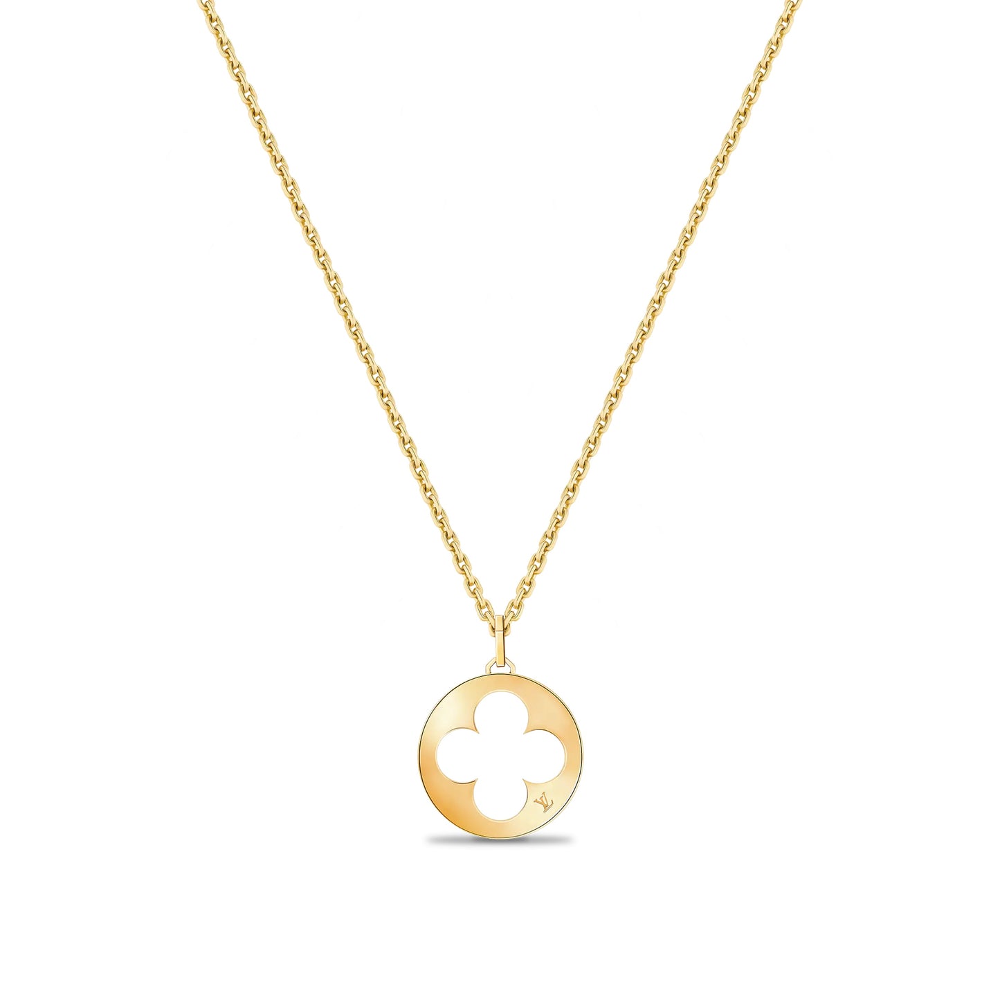 LV-Q93823 24mm wide Passepartout four-leaf clover pendant