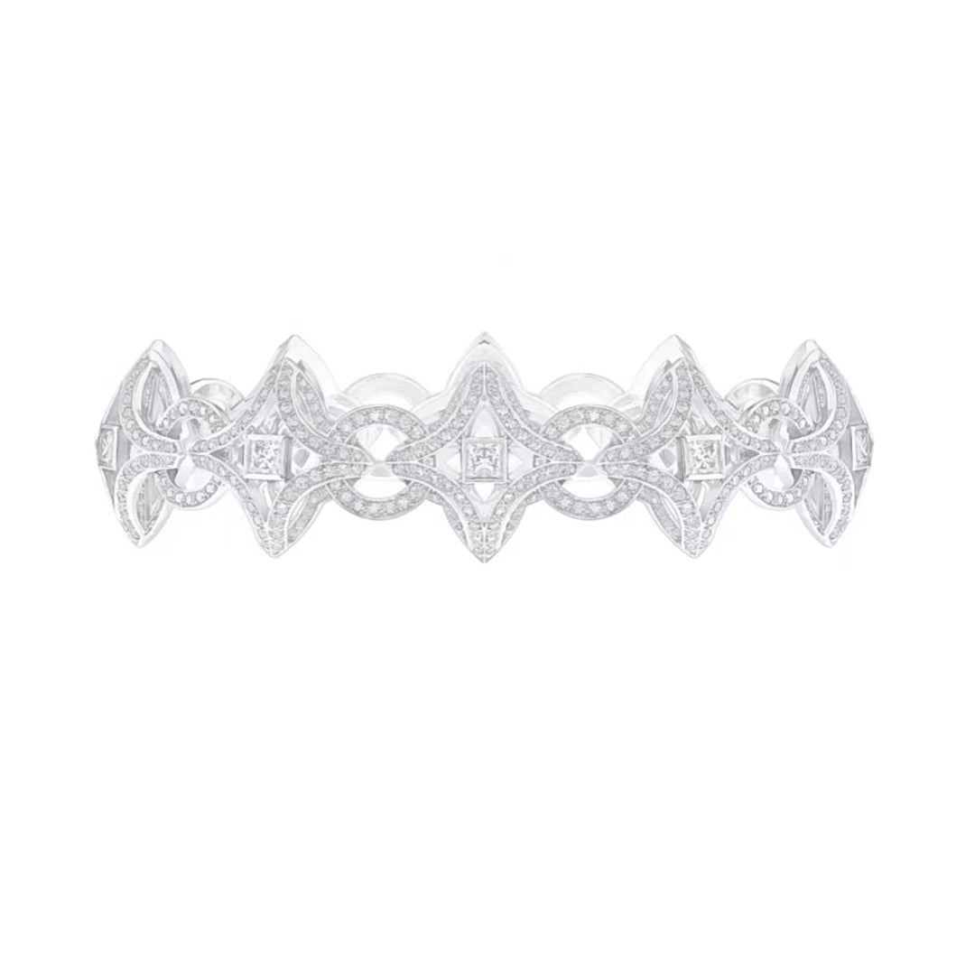 LV-Q28988梅花飞镖满钻手链16.5cm