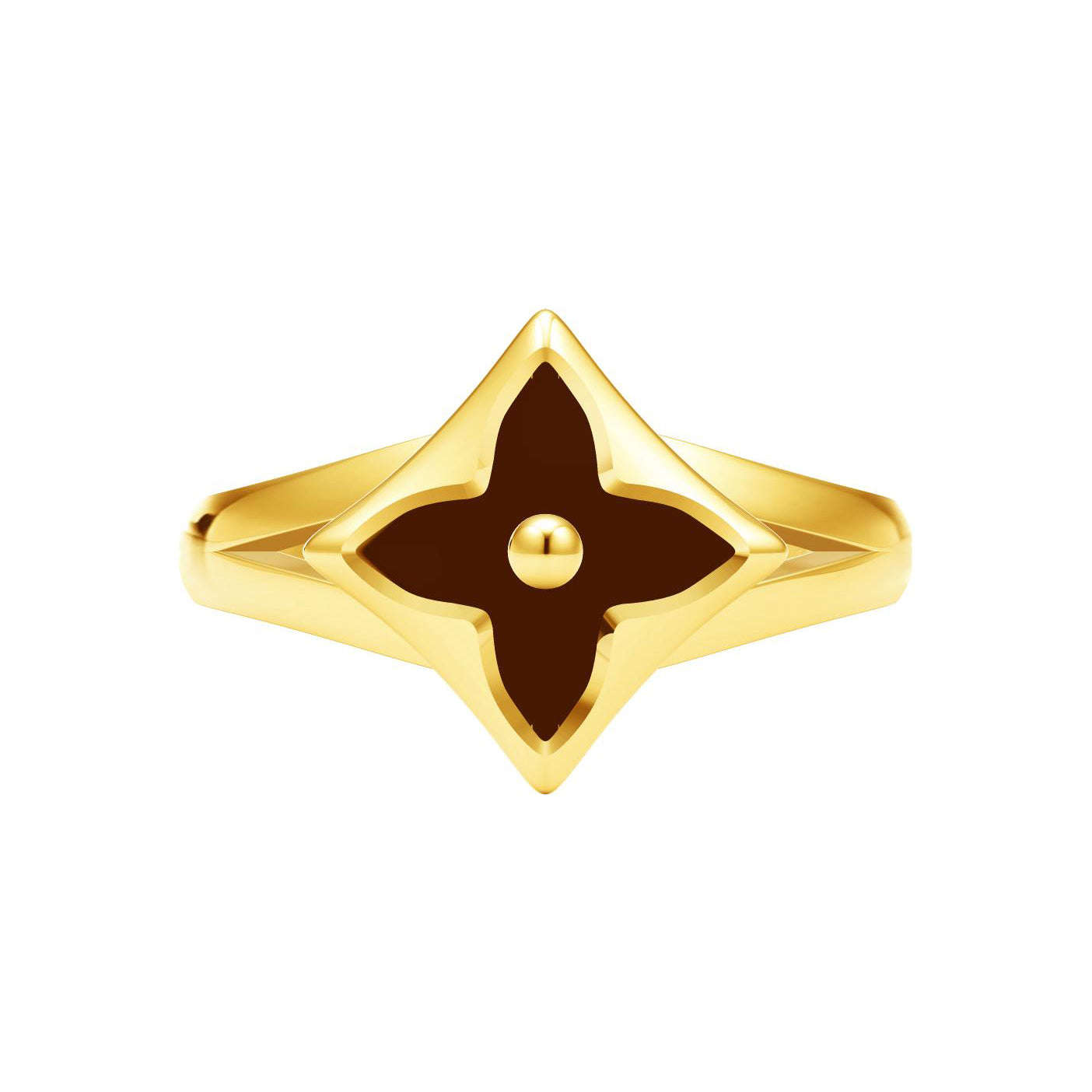 LV-Q962713 square flower head ring flower head 15mm 19#