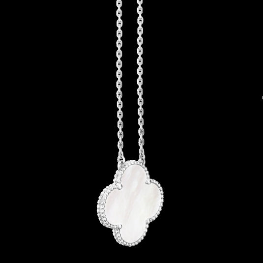 VCARN32200 About 33mm four-leaf clover chain pendant